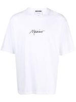 Moschino t-shirt à logo imprimé - Blanc