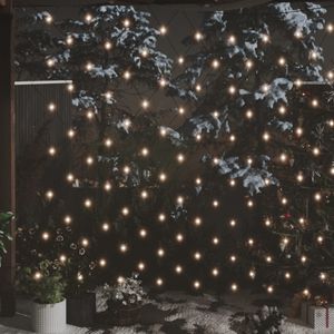 VidaXL Kerstnetverlichting 204 LED's binnen en buiten 3x2 m warmwit