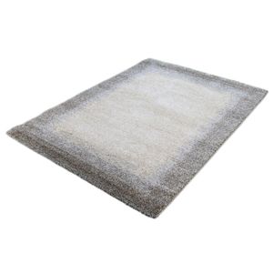 Vloerkleed Elegant- Lijst Patroon - Bruin-Beige-200 x 290 cm