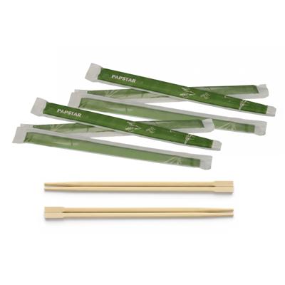 Papstar Eetstokjes - van bamboe hout - 10x paar - Sushi - Japans - Chinees eten