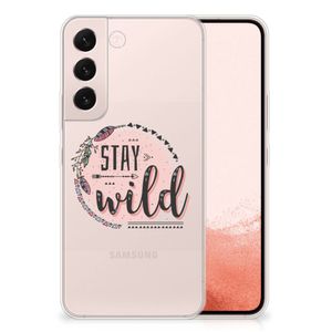 Samsung Galaxy S22 Telefoonhoesje met Naam Boho Stay Wild