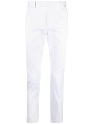 PT Torino pantalon de costume à taille mi-haute - Blanc