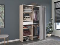Dressing BALINE 144 cm acacia licht/grijs