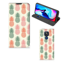 Motorola Moto G9 Play Flip Style Cover Ananas