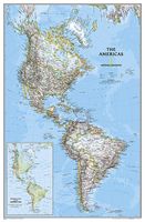 Wandkaart The Americas - Noord & Zuid Amerika, politiek, 60 x 94 cm | National Geographic - thumbnail