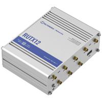 Teltonika RUTX12 draadloze router Gigabit Ethernet Dual-band (2.4 GHz / 5 GHz) 4G Zilver - thumbnail