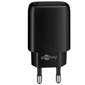 Goobay USB-C snellader 20w zwart - 9550180
