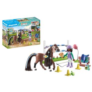 PLAYMOBIL World of Horses Zoe en Blaze speelset 71355