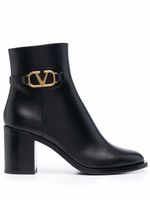 Valentino Garavani bottines VLogo Signature 75mm - Noir - thumbnail