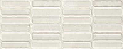 Wandtegel Alure Ivory Oval decor 30x75 rett