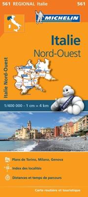 Michelin Wegenkaart 561 Italië Noordwest (Paperback)