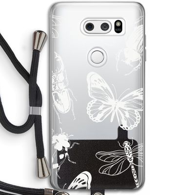 Tiny Bugs: LG V30 Transparant Hoesje met koord