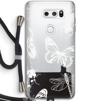 Tiny Bugs: LG V30 Transparant Hoesje met koord