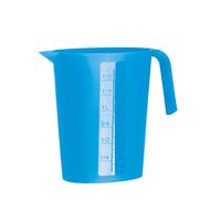 Juypal Schenkkan/waterkan - blauw - 1,75 liter - kunststof - L22 x H20 cm   -
