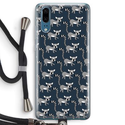 Makis: Huawei P20 Transparant Hoesje met koord