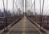 New York Brooklyn Bridge 7-delig Fotobehang 350x260cm - thumbnail