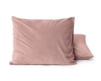Sleeptime Velvet 2 in 1 kussenslopen Oud Roze 60 x 70 cm