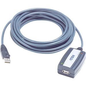 ATEN USB-kabel USB 2.0 USB-A stekker, USB-A bus 5.00 m Zwart UE250-AT