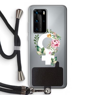 Venus: Huawei P40 Pro Transparant Hoesje met koord