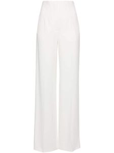 Alberta Ferretti pantalon palazzo à taille haute - Blanc