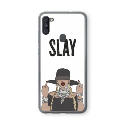 Slay All Day: Samsung Galaxy A11 Transparant Hoesje