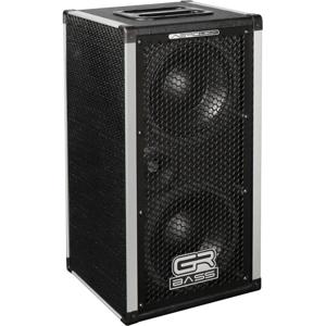 GRBass AT208/8 AeroTech 500W 2x8 basgitaarcabinet 8 Ohm zwart