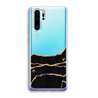 Gouden marmer: Huawei P30 Pro Transparant Hoesje