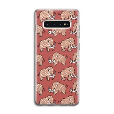 Mammoet: Samsung Galaxy S10 4G Transparant Hoesje