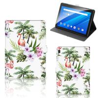 Lenovo Tab E10 Flip Case Flamingo Palms Lenovo Tab E10 Flip Case Flamingo Palms