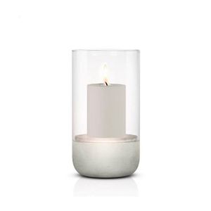 Blomus Tealight Holder large kandelaar Beton, Glas Wit