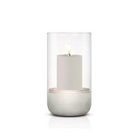 Blomus Tealight Holder large kandelaar Beton, Glas Wit - thumbnail