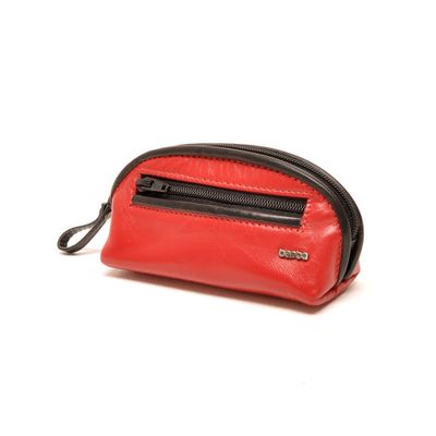Berba Leren Sleuteletui Soft 003-094 Red Black Berba Leren Sleuteletui Soft 003-094 Red Black