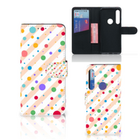 Motorola One Action Telefoon Hoesje Dots