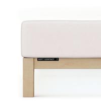 Schlafgut Schlafgut Soft Contact Jersey Flanel Hoeslaken L - 140x200 - 160x200 744 Sand Light