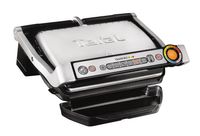 Tefal GC712D OptiGrill+ Contact grill Rvs - thumbnail