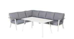 SenS-Line: Sanches aluminium Loungeset - Wit