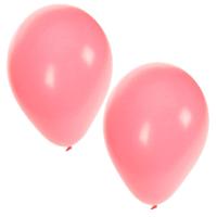 Bellatio Decorations ballonnen - lichtroze - 100x stuks - babyshower/geboorte versiering