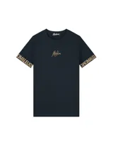 Malelions Venetian T-Shirt Heren Donkerblauw - Maat XS - Kleur: Donkerblauw | Soccerfanshop