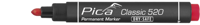Pica 520/40 Permanent Marker | 1-4mm | Rond | Rood | 10 stuks - PI52040