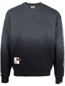 AAPE BY *A BATHING APE® sweat à logo embossé - Gris