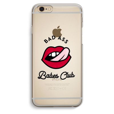 Badass Babes Club: iPhone 6 / 6S Transparant Hoesje