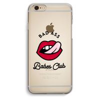 Badass Babes Club: iPhone 6 / 6S Transparant Hoesje