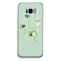 Hang In There: Samsung Galaxy S8 Plus Transparant Hoesje