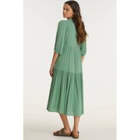 anytime trapeze jurk lichtgroen - thumbnail
