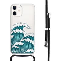 iPhone 12 mini hoesje met koord - Wave