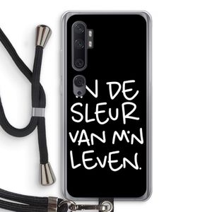 De Sleur: Xiaomi Mi Note 10 Transparant Hoesje met koord