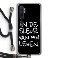 De Sleur: Xiaomi Mi Note 10 Transparant Hoesje met koord