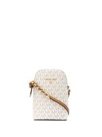 Michael Kors petit sac à bandoulière à logo imprimé - Blanc Michael Kors petit sac à bandoulière à logo imprimé - Blanc