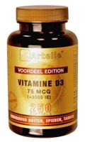 Vitamine D3 75mcg 250 Softgels