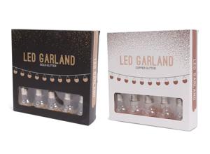 SENZA LED Glitter Bol Slinger - 10 Lampen - Koper of Goud